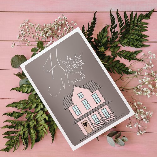 Home is Where Mom is Mothers Day Holiday Card