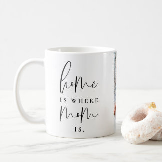 Home Is Where Mom Is Photo Mother's Day Coffee Mug