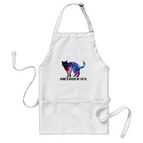 Home is where my cat is Tshirtspng Adult Apron