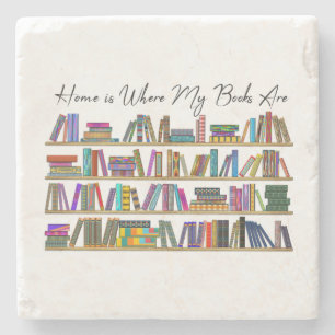 Home is Where My Heart Is Stone Coaster