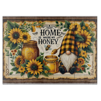 Home Is Where My Honey Bee Cutting Board