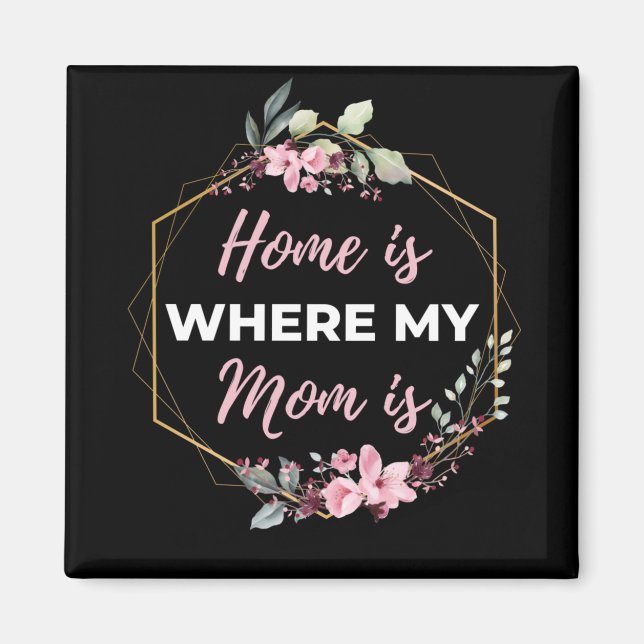 Home Is Where My Mom Is Magnet (Front)