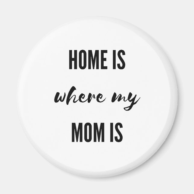 HOME is where my MOM Magnet (Front)