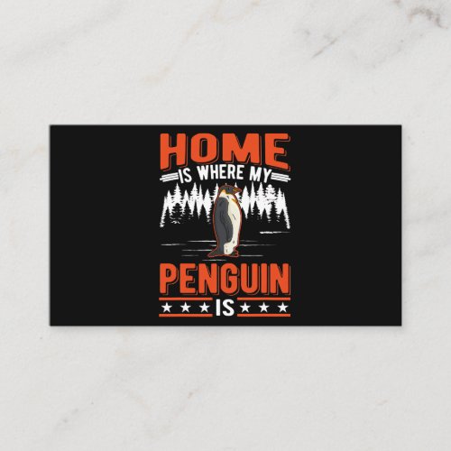 Home is where my Penguin is Penguin 28 Business Card