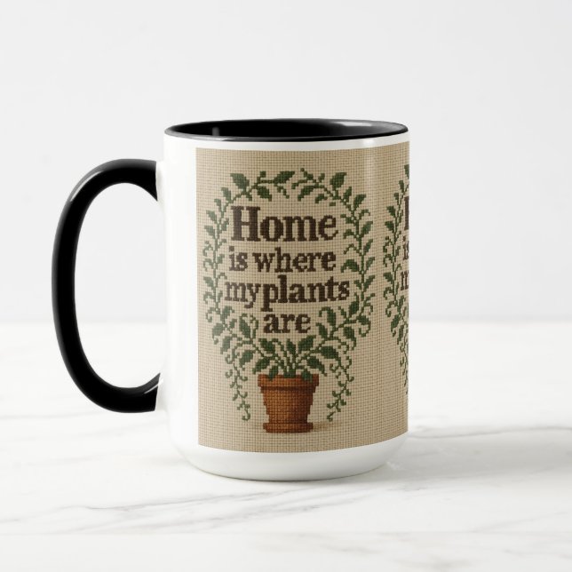 Home is Where My Plants Are Premium Mug (Left)