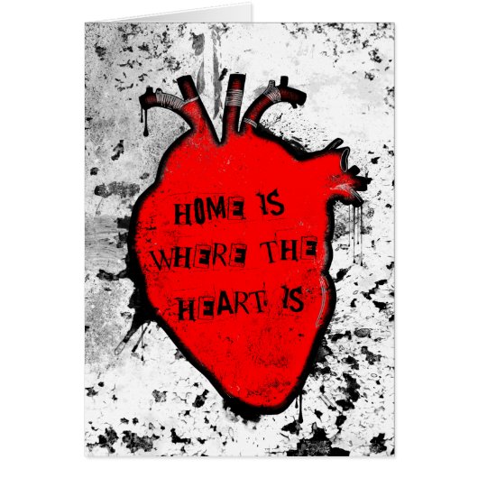 home is where the anatomical heart is cards (Front)