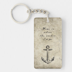 Home is where the anchor keychain