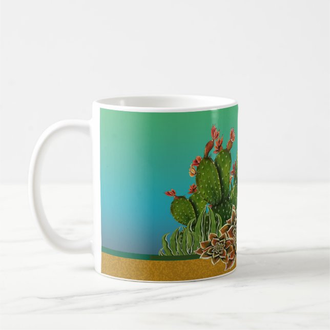 Home is Where the Cacti Are  Coffee Mug (Left)