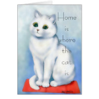 Home is Where the Cat Is Card