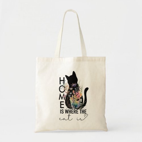 Home is Where the Cat Is   Tote Bag
