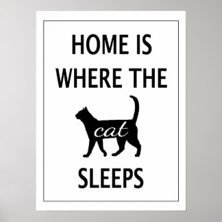 Home is Where the Cat Sleeps Poster