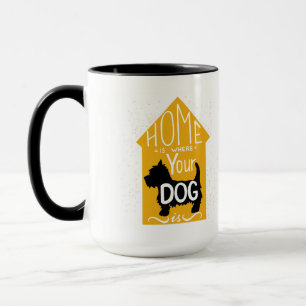 Home Is Where The Dog Is Mug