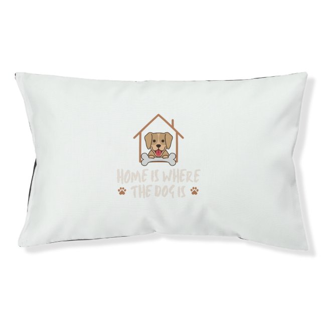 Home is where the Dog is Pet Bed (Front)