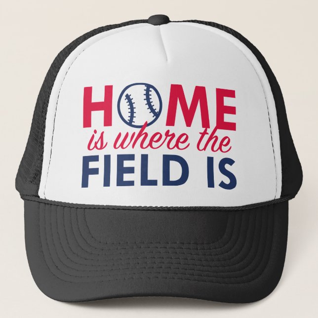 Home Is Where The Field Is Trucker Hat (Front)