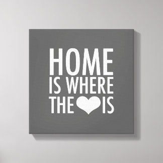 Home Is Where The Heart Is Canvas Print