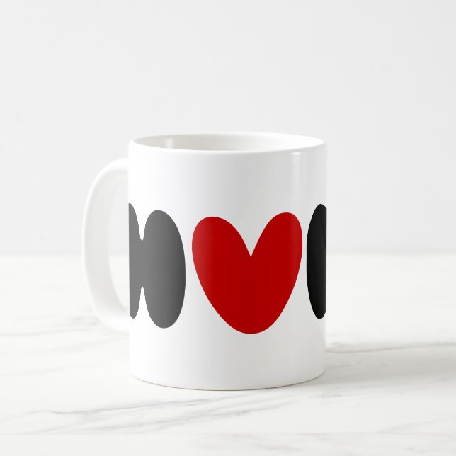Home Is Where The Heart Is Coffee Mug (Front Left)