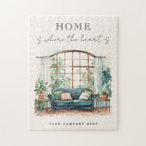 Home is Where the Heart is Cozy Realty  Jigsaw Puzzle