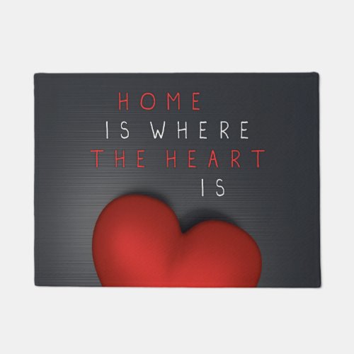 Home is where the Heart is Doormat