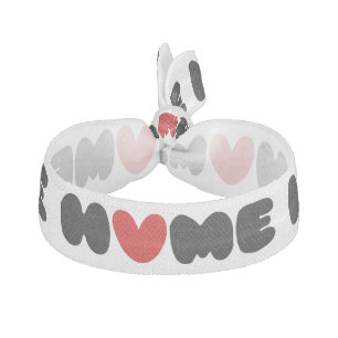 Home Is Where The Heart Is Elastic Hair Tie