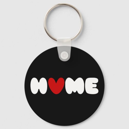 Home Is Where The Heart Is Keychain