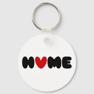 Home Is Where The Heart Is Keychain