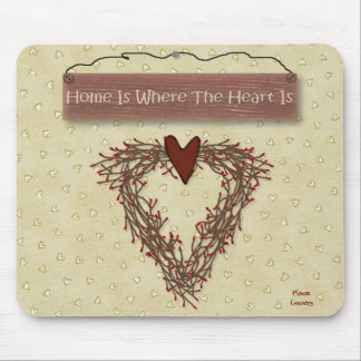 Home Is Where The Heart Is Mousepad