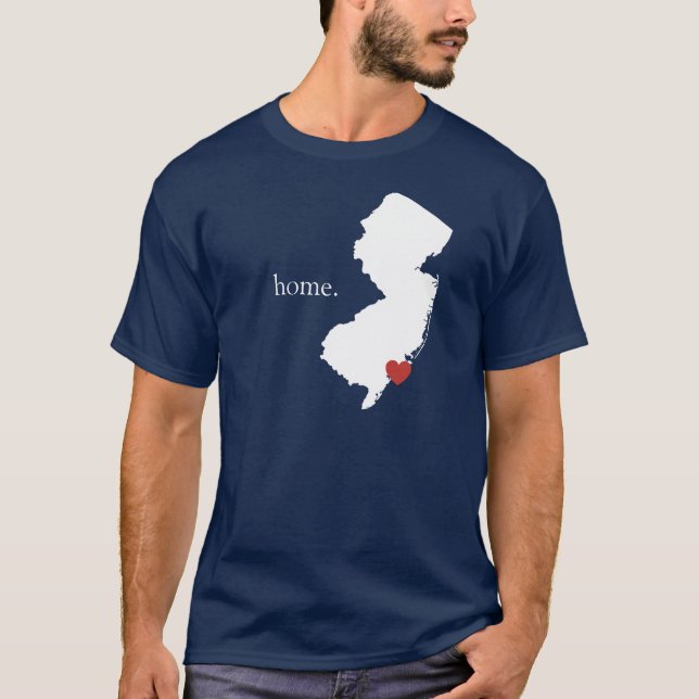 Home is where the heart is - New Jersey T-Shirt (Front)