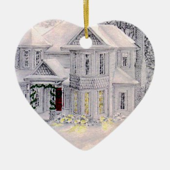 Home Is Where The Heart Is Ornament by weepingcherrylane at Zazzle