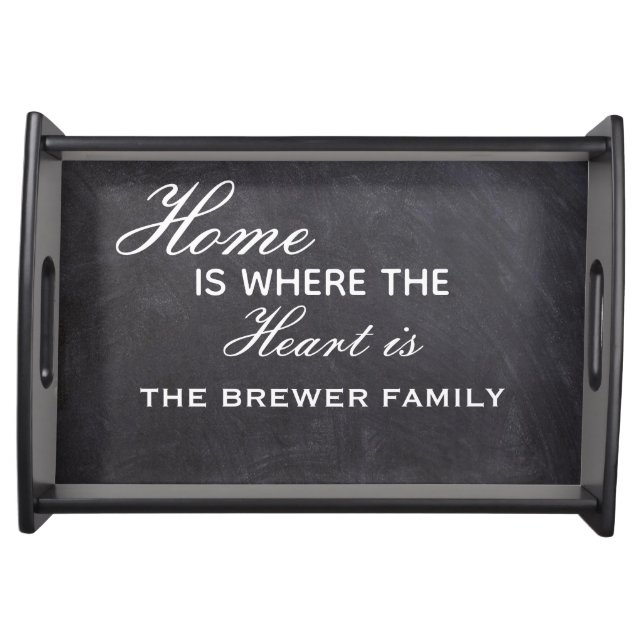 Home Is Where The Heart Is Serving Tray (Front)