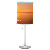 Home is where the heart is sunset table lamp (Right)