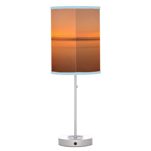 Home is where the heart is sunset table lamp (Back)