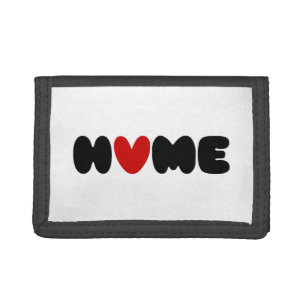 Home Is Where The Heart Is Tri-fold Wallet