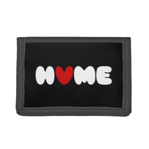 Home Is Where The Heart Is Trifold Wallet