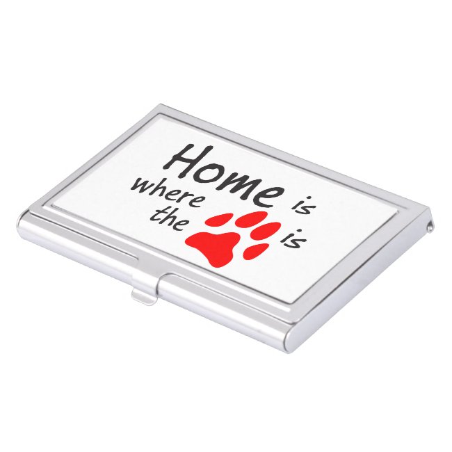 Home is where the paw print is