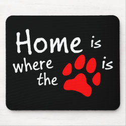 Home is where the paw print is