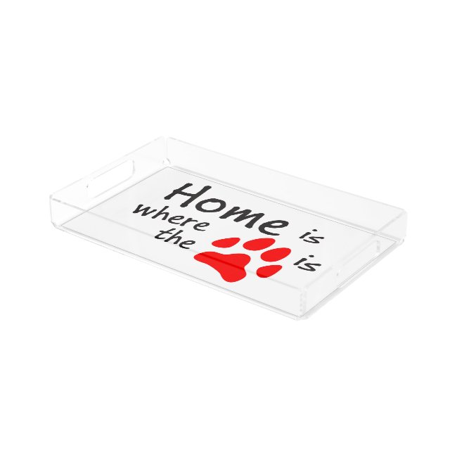 Home is where the paw print is