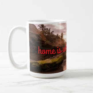home is where ur mom is coffee mug