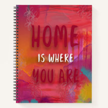 Home is Where You Are Bright mixed Media