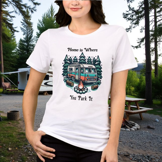 Home is Where you Park It | Camping Themed Tri-Blend Shirt (Creator Uploaded)
