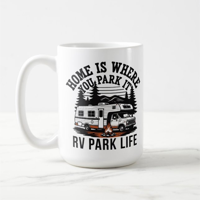 Home Is Where You Park It Coffee Mug (Left)