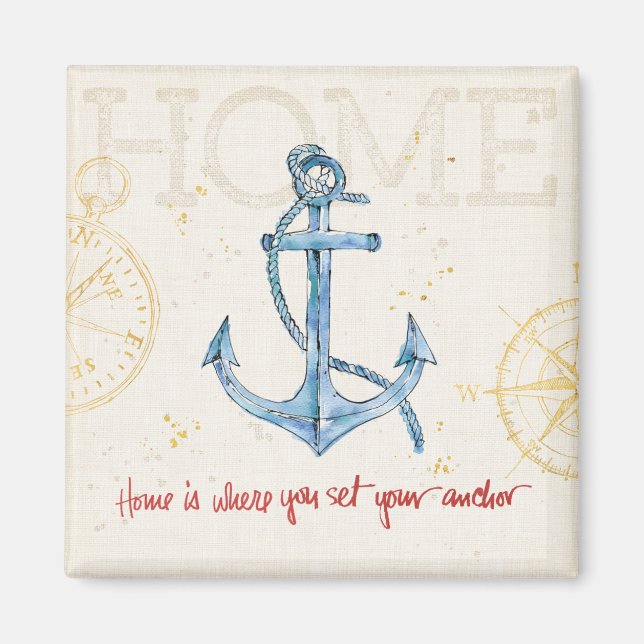Home is Where You Set Your Anchor Magnet (Front)