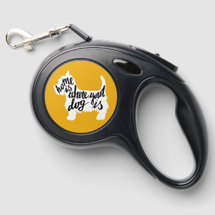 Home Is Where Your Dog Is Retractable Pet Leash