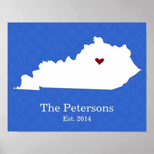 Home is Where Your Heart Is - Kentucky Poster (Front)