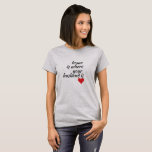 Home Is Where Your Husband Is Love T-shirt at Zazzle