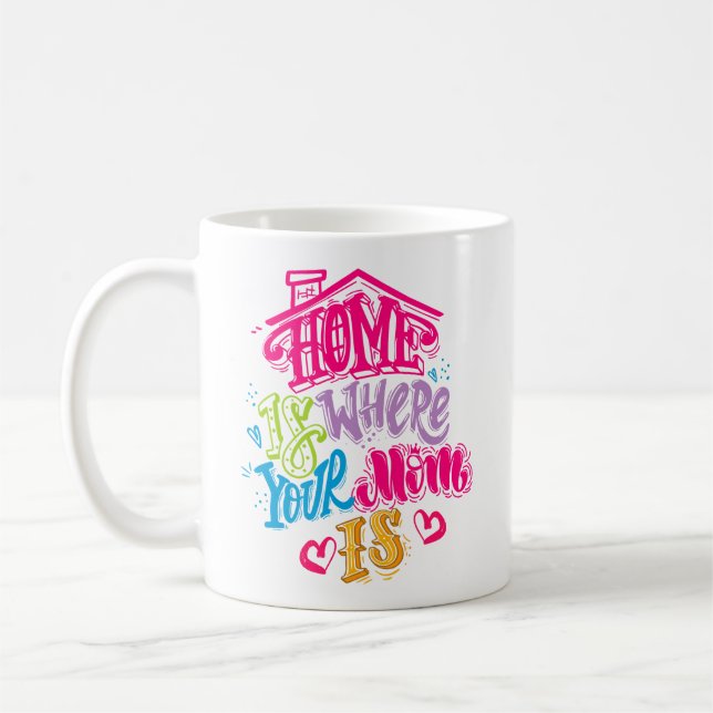 Home is Where Your Mom Is Coffee Mug (Left)