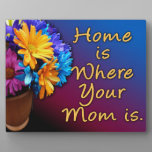 Home is Where Your Mom is, Colorful Plaque