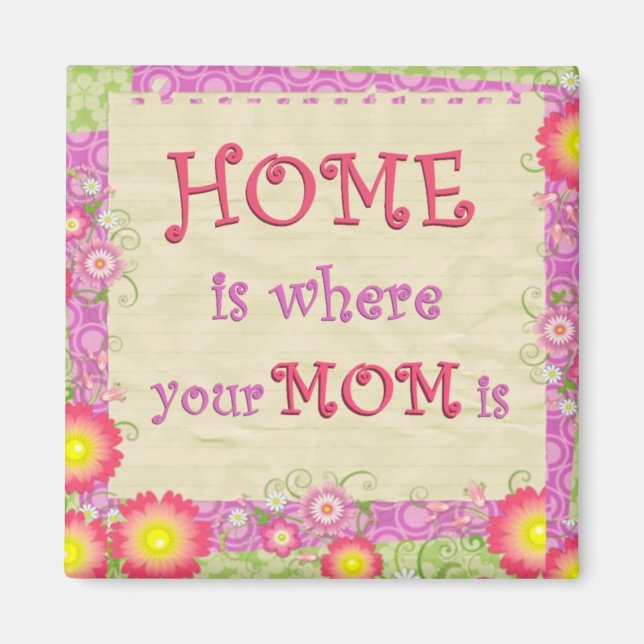 Home Is Where Your Mom Is Magnet (Front)