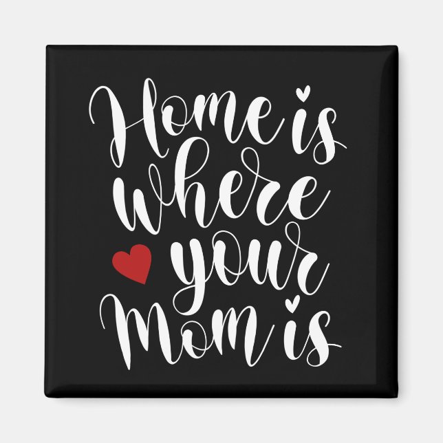 Home is Where Your Mom is Mother's Day | Magnet (Front)