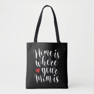 Home is Where Your Mom is Mother's Day   Tote Bag