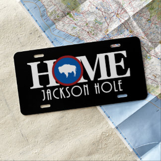 HOME Jackson Hole wyoming License Plate